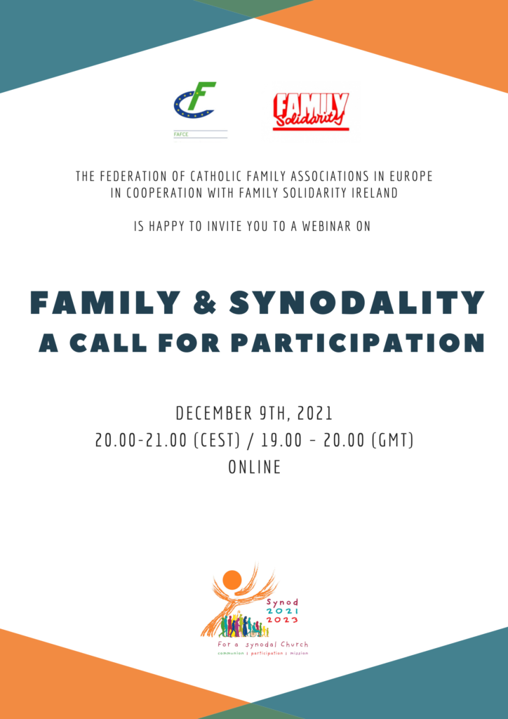 FAFCE-Family Solidarity Conference synoldality