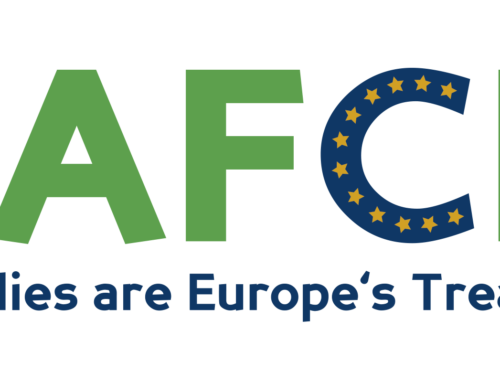 New logo to celebrate the 25th anniversary of FAFCE